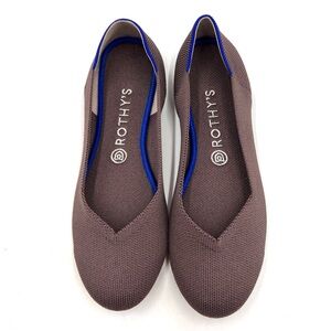 Rothy's Round Toe The Flat Slip On in Mink Size 9.5